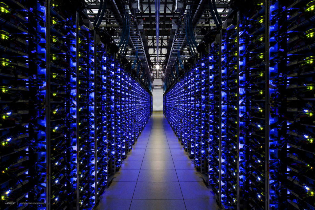 Foto van servers in datacenter